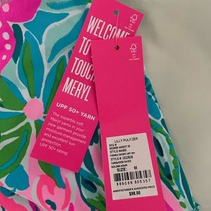 Lilly Pulitzer Fionna Skort UPF 50+ - Turquoise Oasis Golden Hour size medium m